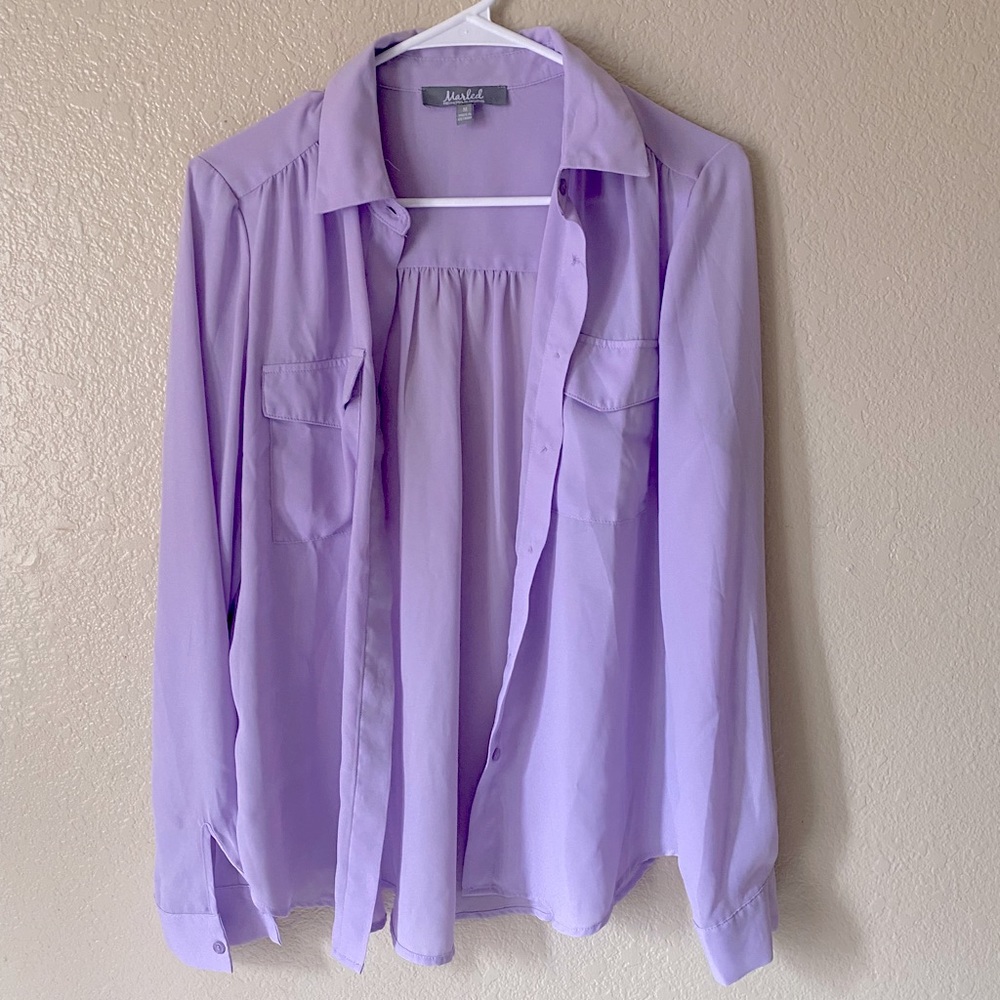 🟢3/$25🟢 Purple Blouse